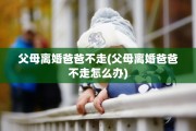 父母离婚爸爸不走(父母离婚爸爸不走怎么办)