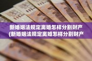 新婚姻法规定离婚怎样分割财产(新婚姻法规定离婚怎样分割财产呢)