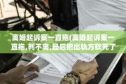 离婚起诉案一直拖(离婚起诉案一直拖,判不离,最后把出轨方砍死了)