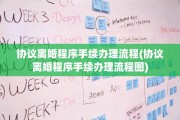 协议离婚程序手续办理流程(协议离婚程序手续办理流程图)