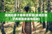 离婚后妻子再嫁遭家暴(离婚后妻子再嫁遭家暴电视剧)