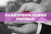 诉讼离婚如何拖时间(诉讼离婚如何拖时间起诉)