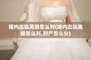 婚内出轨离婚怎么判(婚内出轨离婚怎么判,财产怎么分)