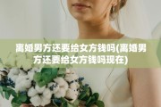离婚男方还要给女方钱吗(离婚男方还要给女方钱吗现在)