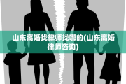 山东离婚找律师找哪的(山东离婚律师咨询)