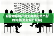 包含婚后财产是夫妻共同财产吗的词条(婚后财产包括)