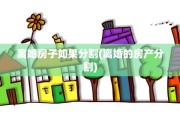 离婚房子如果分割(离婚的房产分割)