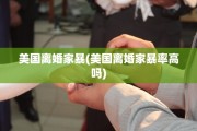 美国离婚家暴(美国离婚家暴率高吗)