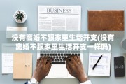 没有离婚不跟家里生活开支(没有离婚不跟家里生活开支一样吗)
