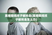 离婚期间孩子被抢走(离婚期间孩子被抢走怎么办)