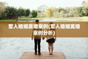 军人婚姻离婚案例(军人婚姻离婚案例分析)
