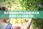 男方想离婚但为什么拖着(男方想离婚但为什么拖着不离)