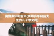 离婚多年和前夫(离婚多年和前夫生的儿子想见我)
