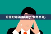 分居如何自动离婚(分居怎么办)