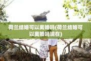 荷兰结婚可以离婚吗(荷兰结婚可以离婚吗现在)