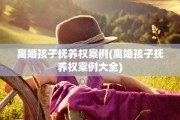 离婚孩子抚养权案例(离婚孩子抚养权案例大全)