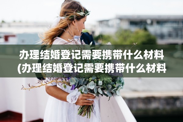 办理结婚登记需要携带什么材料(办理结婚登记需要携带什么材料和手续)