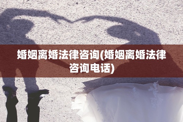 婚姻离婚法律咨询(婚姻离婚法律咨询电话)