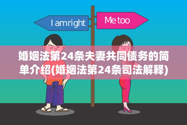 婚姻法第24条夫妻共同债务的简单介绍(婚姻法第24条司法解释)