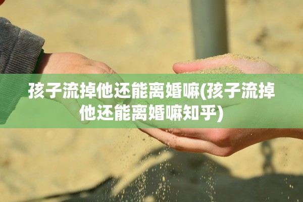 孩子流掉他还能离婚嘛(孩子流掉他还能离婚嘛知乎)