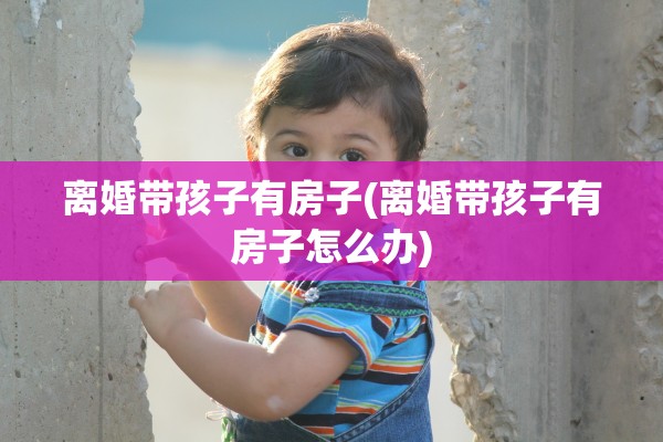 离婚带孩子有房子(离婚带孩子有房子怎么办)