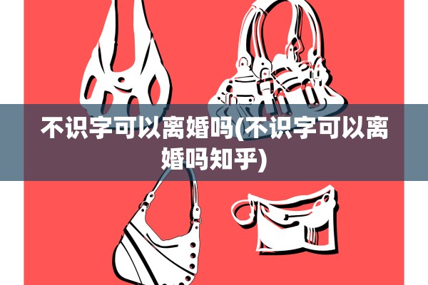 不识字可以离婚吗(不识字可以离婚吗知乎)