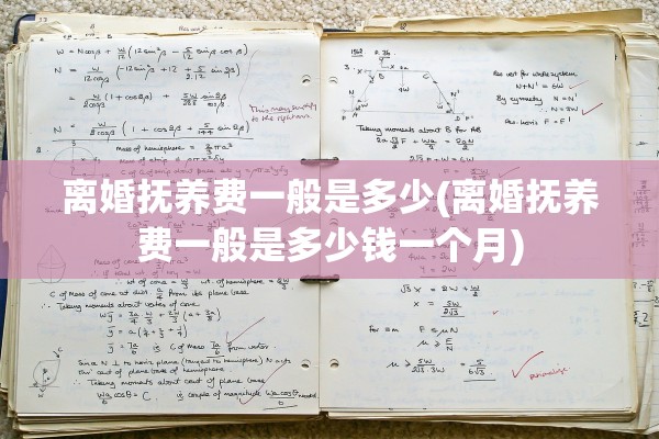离婚抚养费一般是多少(离婚抚养费一般是多少钱一个月)