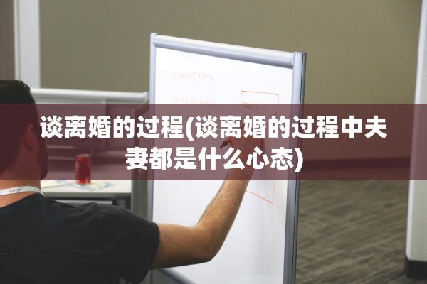 谈离婚的过程(谈离婚的过程中夫妻都是什么心态)
