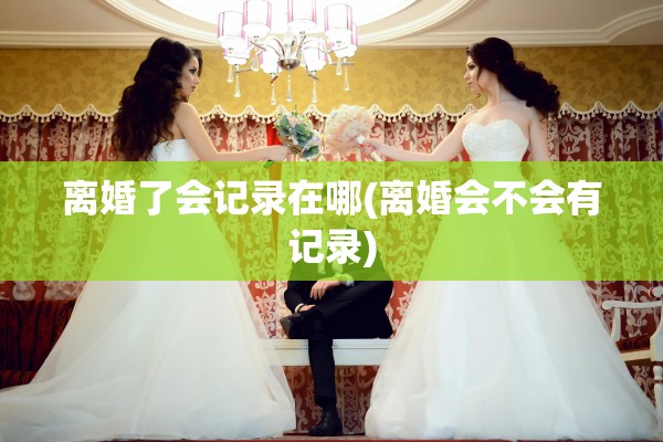 离婚了会记录在哪(离婚会不会有记录)