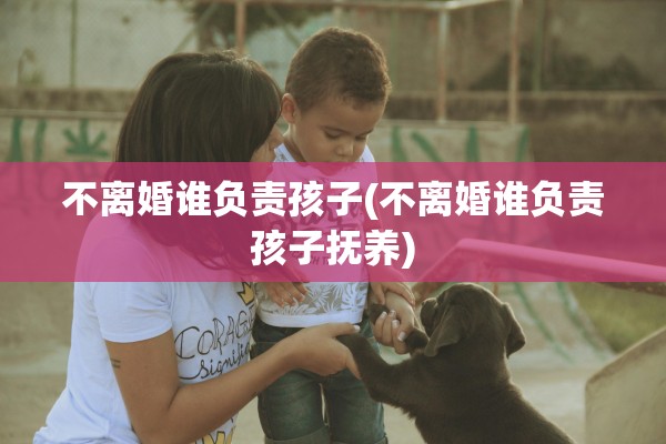 不离婚谁负责孩子(不离婚谁负责孩子抚养)