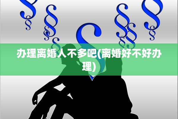 办理离婚人不多吧(离婚好不好办理)