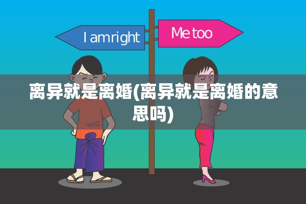 离异就是离婚(离异就是离婚的意思吗)