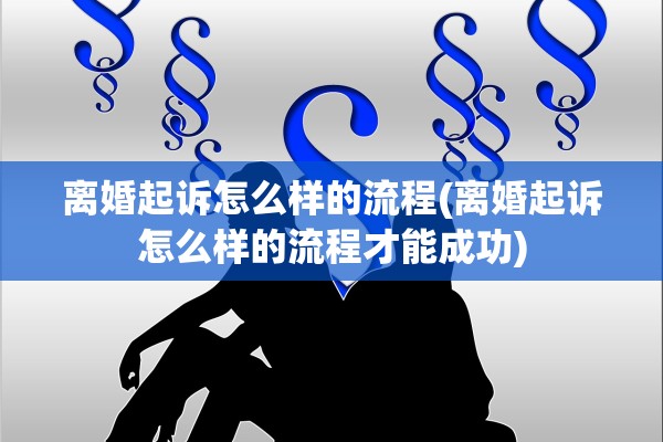 离婚起诉怎么样的流程(离婚起诉怎么样的流程才能成功)