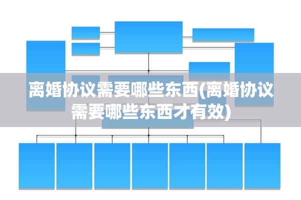 离婚协议需要哪些东西(离婚协议需要哪些东西才有效)