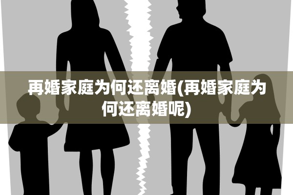 再婚家庭为何还离婚(再婚家庭为何还离婚呢)