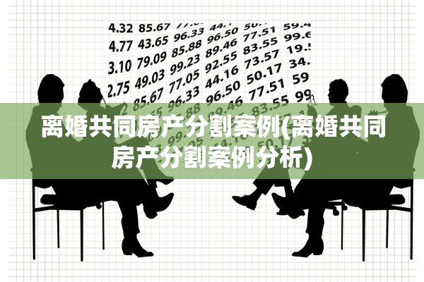 离婚共同房产分割案例(离婚共同房产分割案例分析)