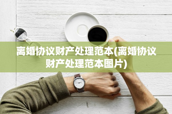 离婚协议财产处理范本(离婚协议财产处理范本图片)