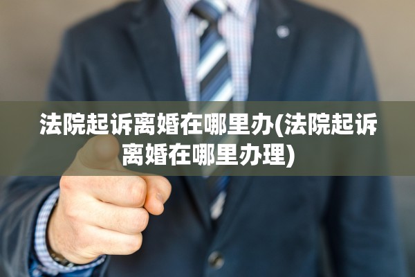法院起诉离婚在哪里办(法院起诉离婚在哪里办理)
