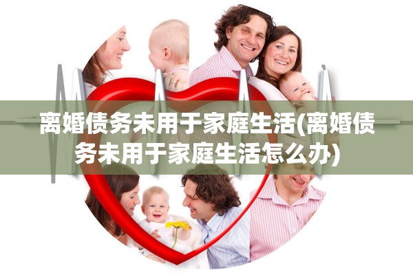 离婚债务未用于家庭生活(离婚债务未用于家庭生活怎么办)