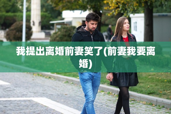 我提出离婚前妻笑了(前妻我要离婚)