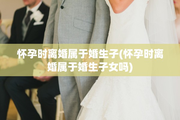 怀孕时离婚属于婚生子(怀孕时离婚属于婚生子女吗)