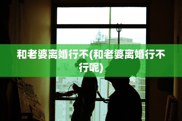 和老婆离婚行不(和老婆离婚行不行呢)