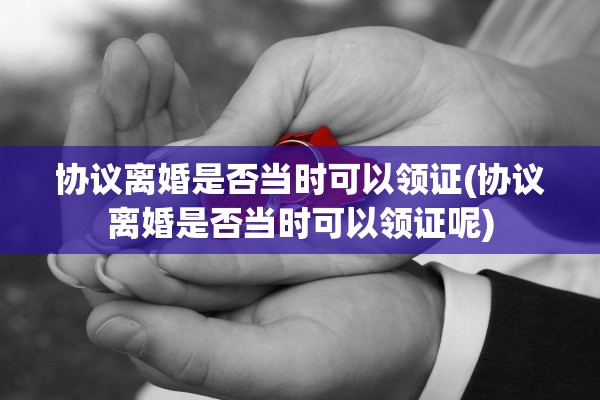 协议离婚是否当时可以领证(协议离婚是否当时可以领证呢)