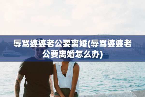 辱骂婆婆老公要离婚(辱骂婆婆老公要离婚怎么办)