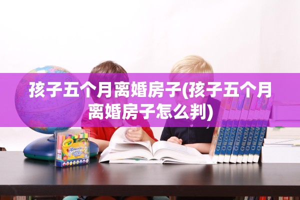 孩子五个月离婚房子(孩子五个月离婚房子怎么判)