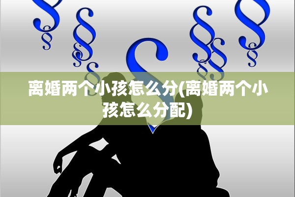 离婚两个小孩怎么分(离婚两个小孩怎么分配) 离婚两个小孩怎么分(离婚两个小孩怎么分配)