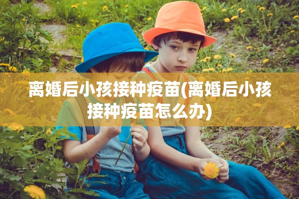 离婚后小孩接种疫苗(离婚后小孩接种疫苗怎么办)
