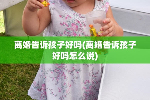 离婚告诉孩子好吗(离婚告诉孩子好吗怎么说)