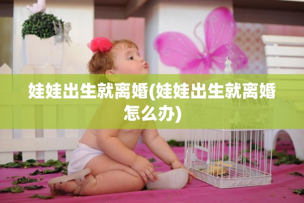 娃娃出生就离婚(娃娃出生就离婚怎么办)