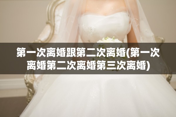 第一次离婚跟第二次离婚(第一次离婚第二次离婚第三次离婚) 第一次离婚跟第二次离婚(第一次离婚第二次离婚第三次离婚)